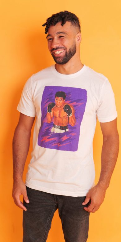 T-Shirt à col rond à imprimé unisexe | Kin La Belle Urban Streetwear Vêtement Haut