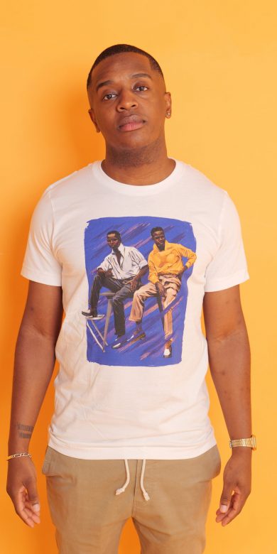 T-Shirt à col rond à imprimé unisexe | Kin La Belle Urban Streetwear Vêtement Haut