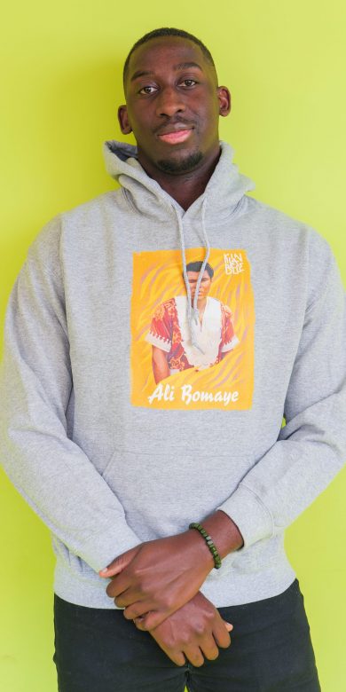 Hoodie à imprimé unisexe Ali Bomaye | Kin La Belle Urban Streetwear Vêtement Haut 1