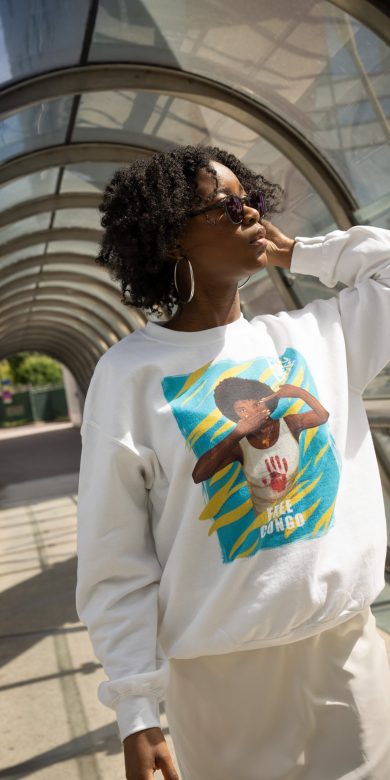 Collection Free Congo - Vêtement Congolais à imprimé unisexe Reine Kin La Belle Streetwear
