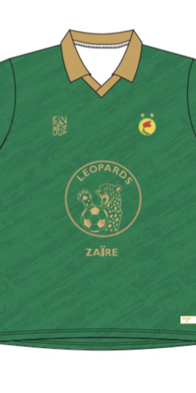 Maillot Football Zaire 74 T-shirt streetwear RD Congo